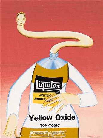 COLMAN COHEN (1941 - ) Liquitex acrylic paint tube.                                                                                              